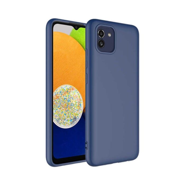 Samsung Galaxy A03 Lacivert Lansman Kılıf