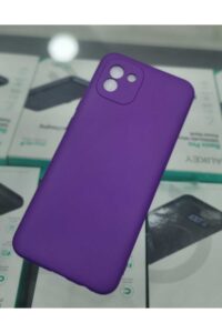 Samsung Galaxy A03 Mor İçi Kadife Kaplama Lansman Kılıf