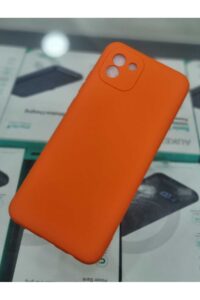 Samsung Galaxy A03 Turuncu İçi Kadife Kaplama Lansman Kılıf