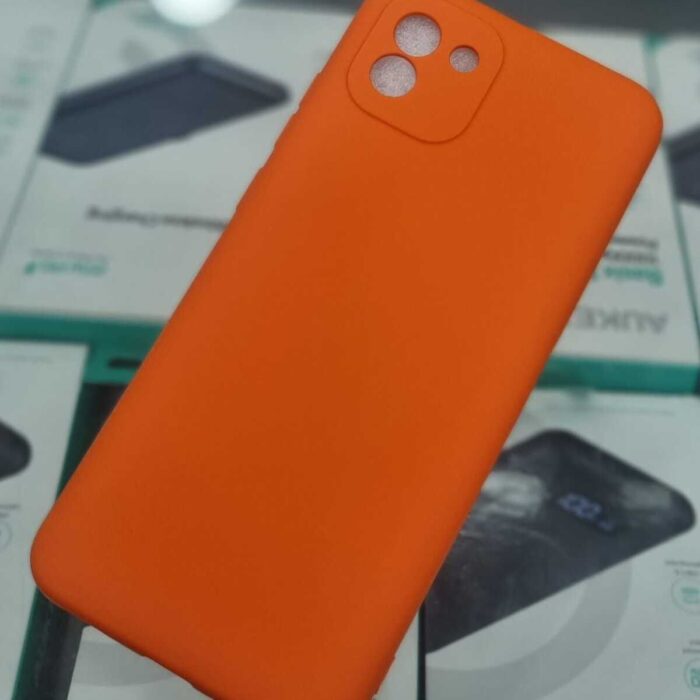 Samsung Galaxy A03 Turuncu İçi Kadife Kaplama Lansman Kılıf
