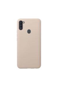 Samsung Galaxy A11 Krem Lansman Kılıf