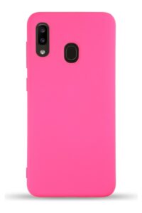 Samsung Galaxy A20 Fuşya Lansman Kılıf