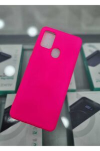 Samsung Galaxy A21s Lansman İçi Kadife Fuşya Kapak