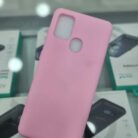 Samsung Galaxy A21s Lansman İçi Kadife Pembe Kapak