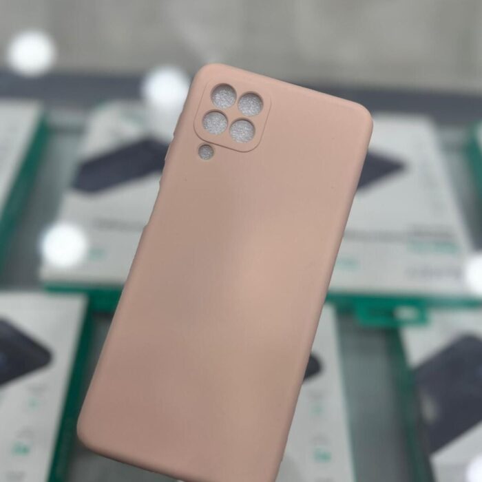 Samsung Galaxy A22 Lansman İçi Kadife Bej Kapak