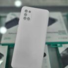 Samsung Galaxy A31 Lansman İçi Kadife Beyaz Kapak