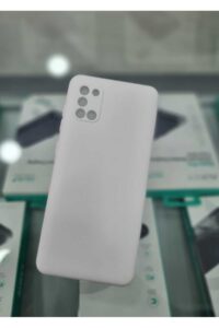 Samsung Galaxy A31 Lansman İçi Kadife Beyaz Kapak