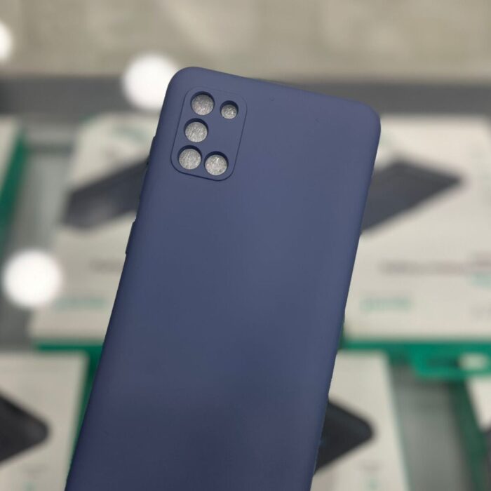Samsung Galaxy A31 Lansman İçi Kadife Gri Kapak