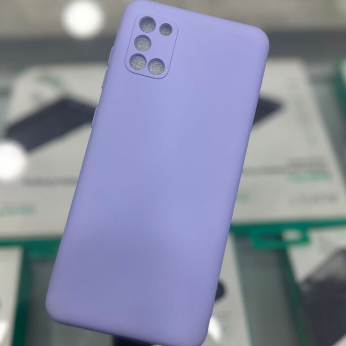 Samsung Galaxy A31 Lansman İçi Kadife Lila Kapak