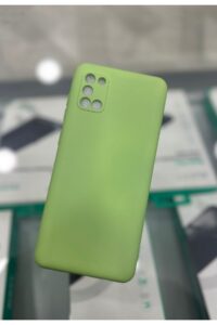 Samsung Galaxy A31 Lansman İçi Kadife Yeşil Kapak