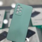 Samsung Galaxy A33 Lansman İçi Kadife Pastel Yeşili Kapak