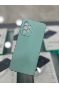 Samsung Galaxy A33 Lansman İçi Kadife Pastel Yeşili Kapak