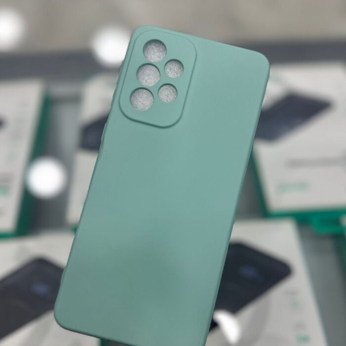 Samsung Galaxy A33 Lansman İçi Kadife Pastel Yeşili Kapak Samsung Galaxy A33 Lansman İçi Kadife Pastel Yeşili Kapak