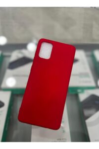 Samsung Galaxy A51 Lansman İçi Kadife Kırmızı Kapak