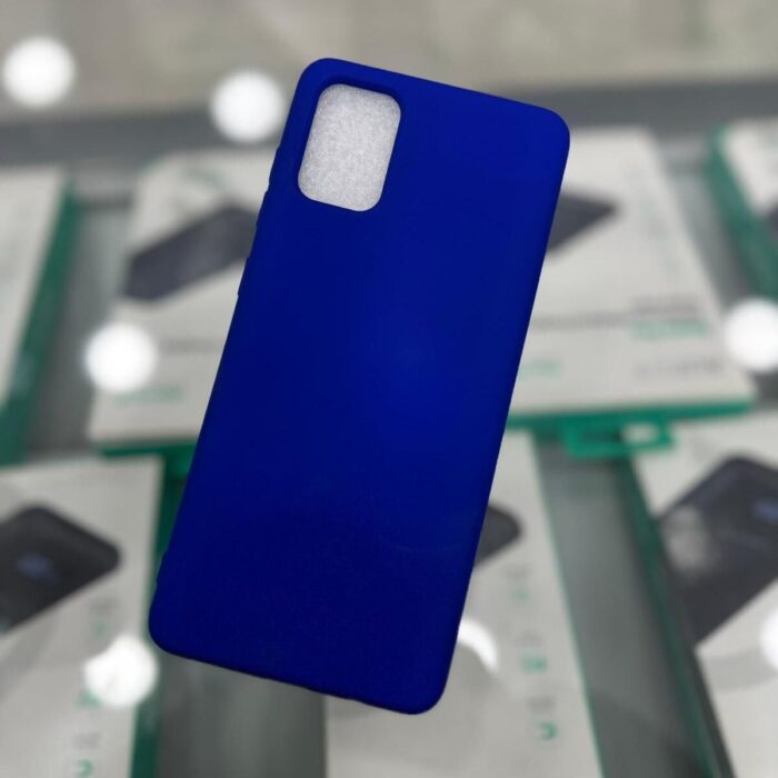 Samsung Galaxy A51 Lansman İçi Kadife Lacivert Kapak