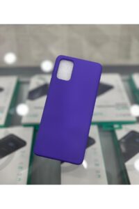 Samsung Galaxy A51 Lansman İçi Kadife Mor Kapak