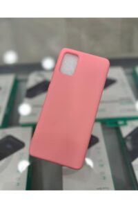 Samsung Galaxy A51 Lansman İçi Kadife Pembe Kapak