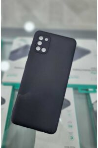 Samsung Galaxy A51 Lansman İçi Kadife Siyah Kapak