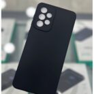 Samsung Galaxy A52 Lansman İçi Kadife Siyah Kapak