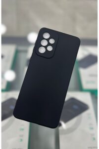 Samsung Galaxy A52 Lansman İçi Kadife Siyah Kapak