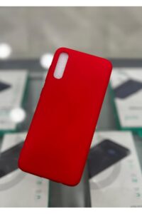 Samsung Galaxy A70 Lansman İçi Kadife Kırmızı Kapak