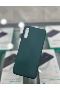 Samsung Galaxy A70 Lansman İçi Kadife Koyu Yeşil Sert Kapak