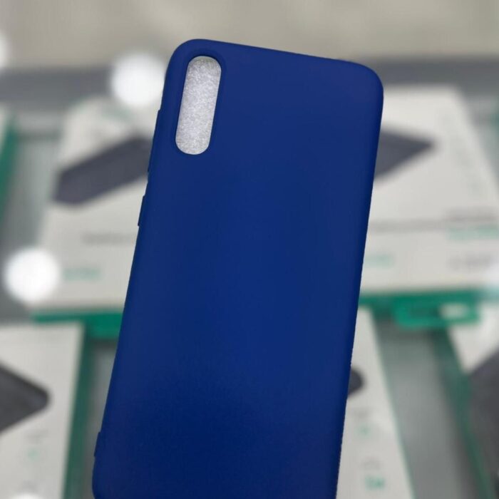 Samsung Galaxy A70 Lansman İçi Kadife Lacivert Kapak