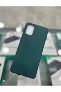Samsung Galaxy A71 Lansman İçi Kadife Koyu Yeşil  Kapak