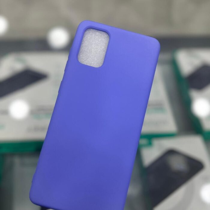 Samsung Galaxy A71 Lansman İçi Kadife Lila Kapak