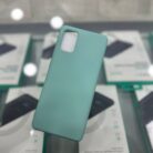 Samsung Galaxy A71 Lansman İçi Kadife Pastel Yeşil Kapak