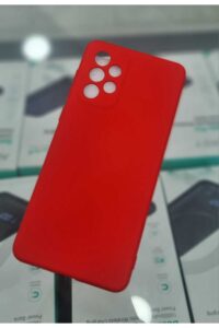 Samsung Galaxy a73 Kırmızı İçi Kadife Kaplama Lansman Kılıf