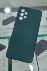 Samsung Galaxy a73 Koyu Yeşil İçi Kadife Kaplama Lansman Kılıf