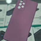 Samsung Galaxy a73 Salkım Mor İçi Kadife Kaplama Lansman Kılıf