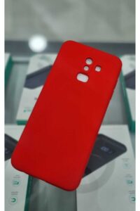Samsung Galaxy J8 Lansman Kırmızı Kılıf