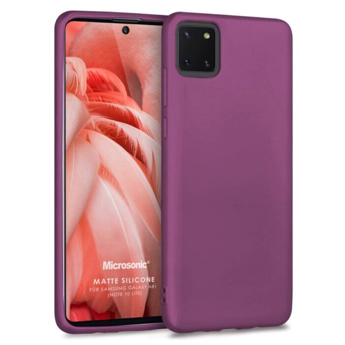 Samsung Galaxy NOTE 10 Lite Mor Lansman Kılıf