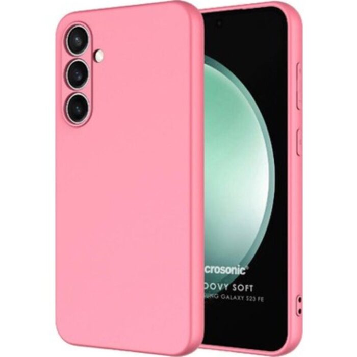 Samsung Galaxy S 23 FE Şeker Pembe Lansman Kılıf