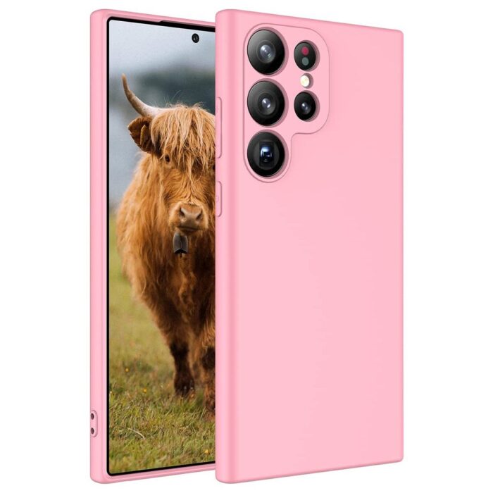 Samsung Galaxy S 23 ULTRA Şeker Pembe Lansman Kılıf