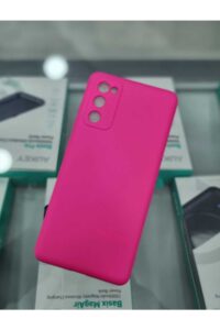 Samsung S20FE Fuşya İçi Kadife Kaplama Lansman Kılıf
