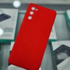 Samsung S20FE Kırmızı İçi Kadife Kaplama Lansman Kılıf