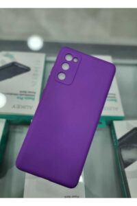 Samsung S20FE Mor İçi Kadife Kaplama Lansman Kılıf