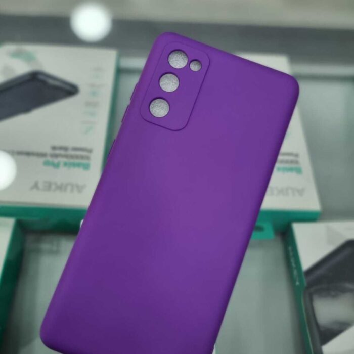 Samsung S20FE Mor İçi Kadife Kaplama Lansman Kılıf