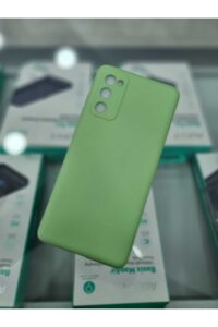 Samsung S20FE Yeşil İçi Kadife Kaplama Lansman Kılıf