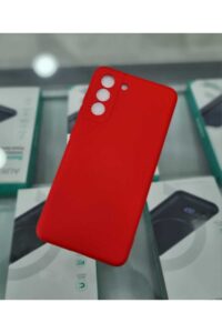 Samsung S21FE Kırmızı İçi Kadife Kaplama Lansman Kılıf