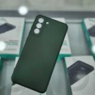 Samsung S21FE Koyu Yeşil İçi Kadife Uyumlu Lansman Kılıf