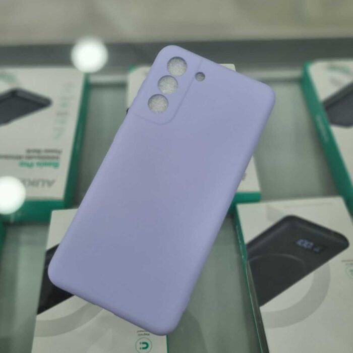 Samsung S21FE Lila İçi Kadife Kaplama Lansman Kılıf