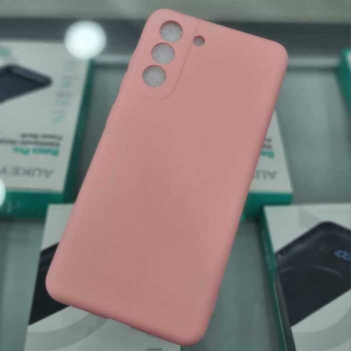 Samsung S21FE Pembe İçi Kadife Kaplama Lansman Kılıf