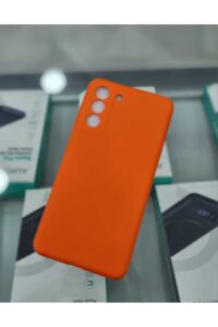 Samsung S21FE Turuncu İçi Kadife Kaplama Lansman Kılıf