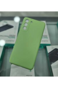 Samsung S21FE Yeşil İçi Kadife Kaplama Lansman Kılıf