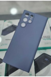 Samsung S22 Ultra Gri İçi Kadife Kaplama Lansman Kılıf