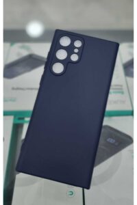 Samsung S22 Ultra Lacivert İçi Kadife Kaplama Lansman Kılıf